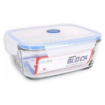 IGLOO Superblock R20  üveg ételtároló 1,5L 20x15,4x8,6cm 14070126