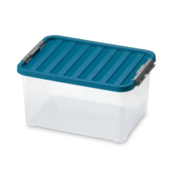 Clipbox Tároló doboz 25L 44x31x23cm Clippes tetővel 1670