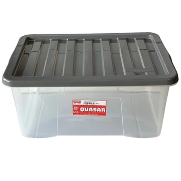 Quasar Tároló doboz 50L 60x40x26cm tetővel 1684