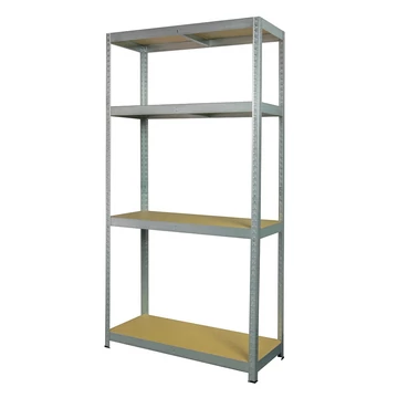 FÉM polc GALVANIZÁLT 4 polcos HDF 180x75x30cm