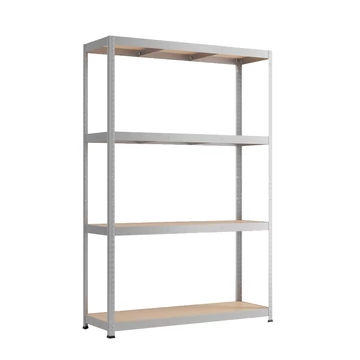 FÉM polc GALVANIZÁLT 4 polcos HDF 180x120x40cm