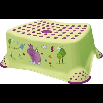 Gyerek Fellépő 40x28x14cm Max. 80kg-ig Vizilovas Lime 18642262012NN