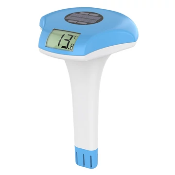 Medence hőmérő digitális napelemes 12x19,2cm -20°C/+50°C 4863