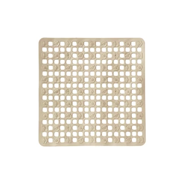 Négyzet alakú csúszásgátló környezetbarát termoplasztikus gumiból, 545x535x4 mm. SZÜRKE TDQ5454TO/12