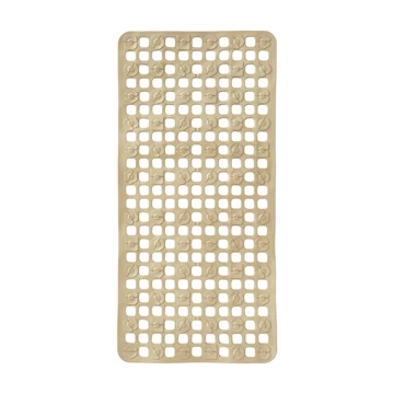 Téglalap alakú csúszásgátló környezetbarát termoplasztikus gumiból, 740x355x4 mm. SZÜRKE TDR7435TO/8