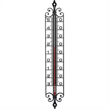 Kültéri Hőmérő kovácsoltvas utánzat 41x6,8x1,0cm 0994.5