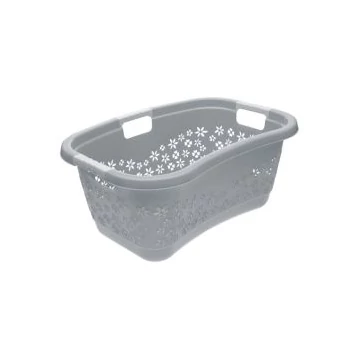 Ruháskosár 50L 65x45x28cm ergonomikus SZÜRKE 1078213000000