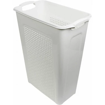 Szennyestartó 45L 44x26x58cm keskeny tető nélkül 1301-Fehér