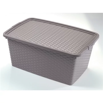 Intrigobox Tároló doboz 20L 43x32x22cm tetővel 4511