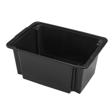 Boxmania Tároló doboz 5,0L 29,5x19x12,5cm fekete 5101