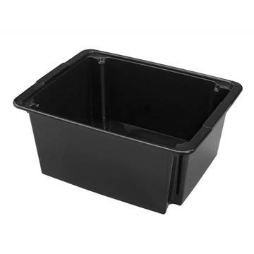 Boxmania Tároló doboz 22L 43x34x18.5cm fekete 5103