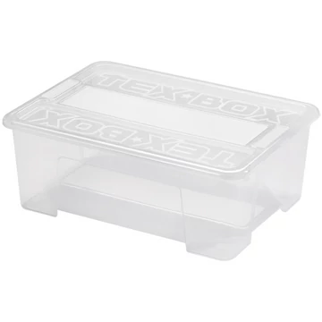 Tex Box 2. Tároló doboz 10L 38x28x14cm tetővel 7203