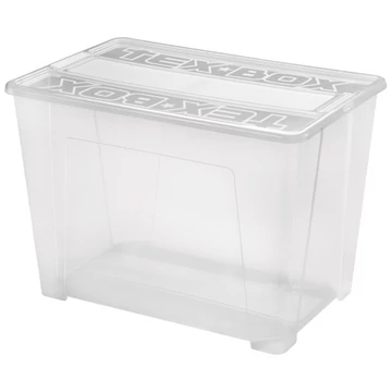 Tex Box 6. Tároló doboz 70L 57x38x40,5cm tetővel 7211