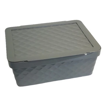 Diamond Tároló doboz 11L 36x27x14cm tetővel 923