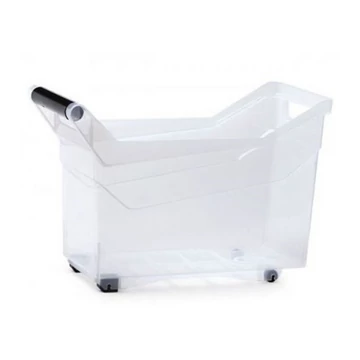 Tároló doboz 14L 38x17,7x25,6cm fogantyús, görgős NUK3H