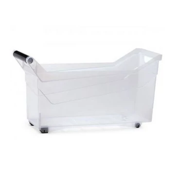 Tároló doboz 17L 48x17,7x25,6cm fogantyús, görgős NUK4L