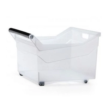 Tároló doboz 29L 38x37,9x25,6cm fogantyús, görgős NUK5L
