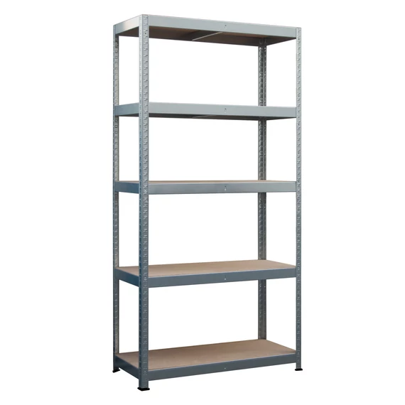 FÉM polc GALVANIZÁLT 5 polcos HDF 180x90x40cm