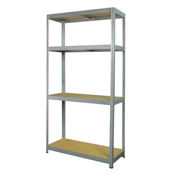 FÉM polc GALVANIZÁLT 4 polcos HDF 180x75x30cm