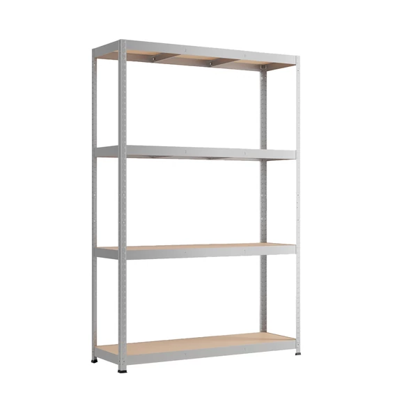 FÉM polc GALVANIZÁLT 4 polcos HDF 180x120x40cm