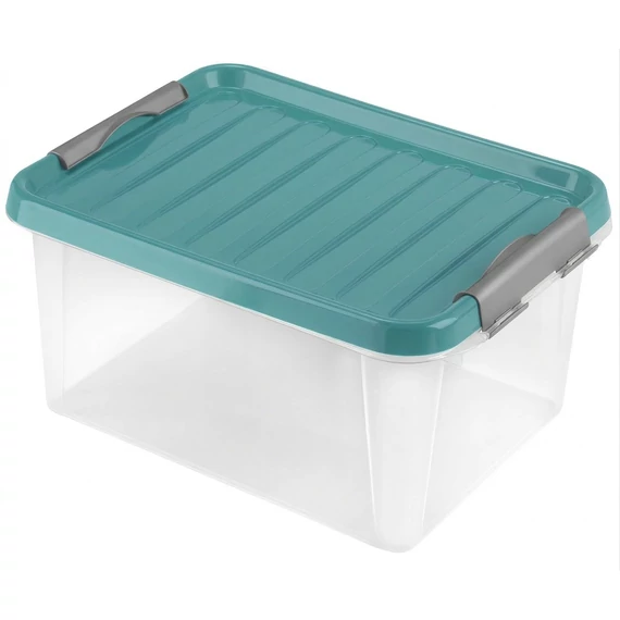 Clipbox - Light Tároló doboz 14L 39x28,5x18cm Clippes tetővel 604