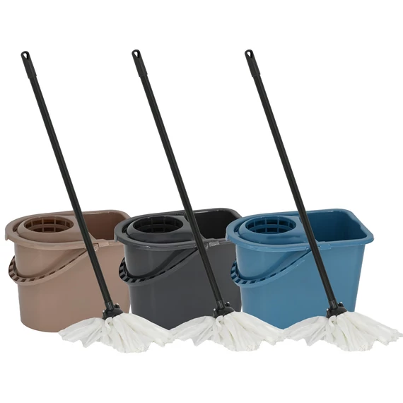 MOP SET fej + nyél + vödör + csavaró 14L 7201