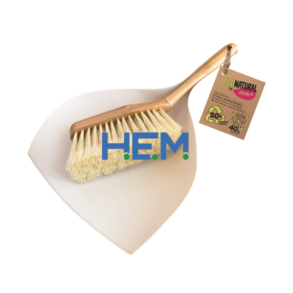 Szemeteslapát + kefe ECO NATURAL Bamboo 6214