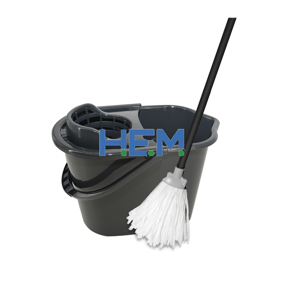 MOP SET fej + nyél + vödör + csavaró 10L 7202