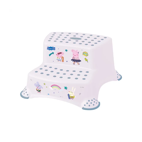 Gyerek Fellépő dupla 40x37x21cm Max. 120kg-ig Peppa Malac FEHÉR 1003251919400