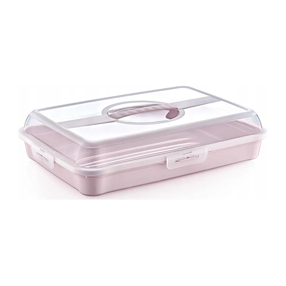 Sütemény tartó 43x29,5x10,5cm Nordic Pink 1066558100000