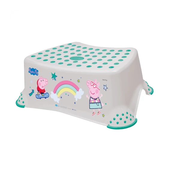 Gyerek Fellépő 40x28x14cm Max. 80kg-ig Peppa Malac Szürke 1843113319400