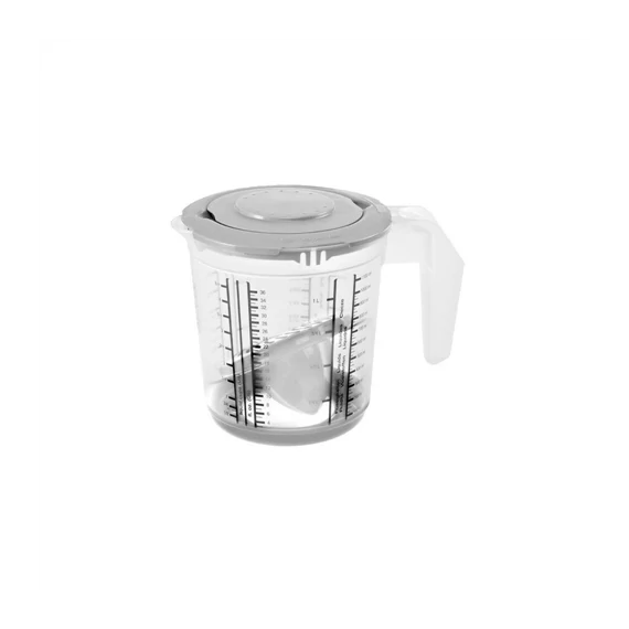 Mércés kancsó 1,0L 14x15cm + citromfacsaró Szürke 3004513015500