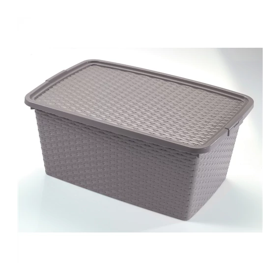 Intrigobox Tároló doboz 20L 43x32x22cm tetővel 4511