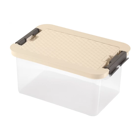 Clipbox - Rattan Tároló doboz 8,0L 34x23x16cm Clippes tetővel 4602