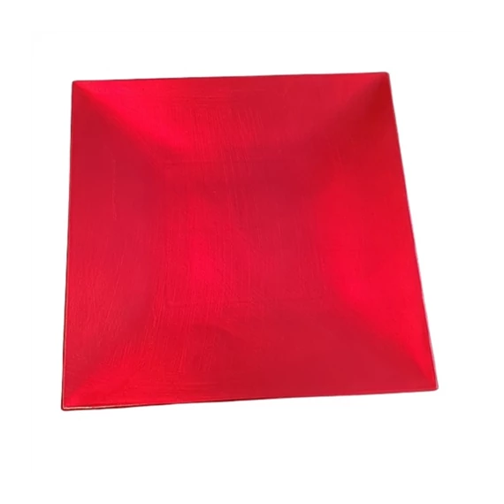 Dekor tálaló tálca Piros 30cm