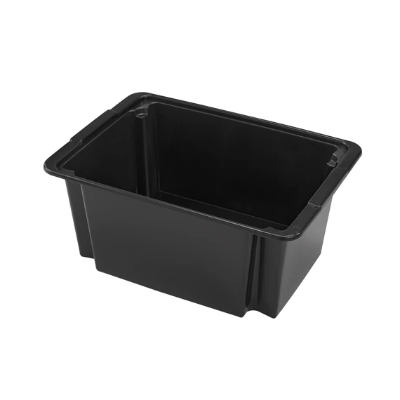 Boxmania Tároló doboz 5,0L 29,5x19x12,5cm fekete 5101