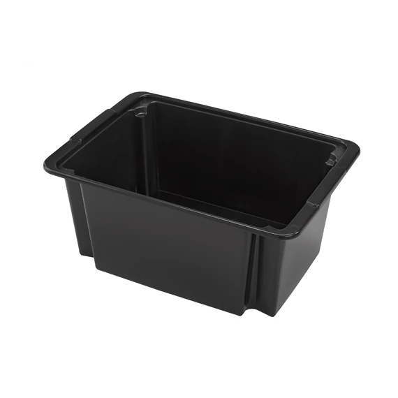 Boxmania Tároló doboz 14L 38,5x28x16,5cm fekete 5102