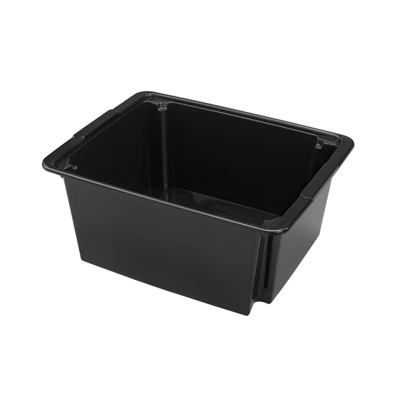 Boxmania Tároló doboz 22L 43x34x18.5cm fekete 5103
