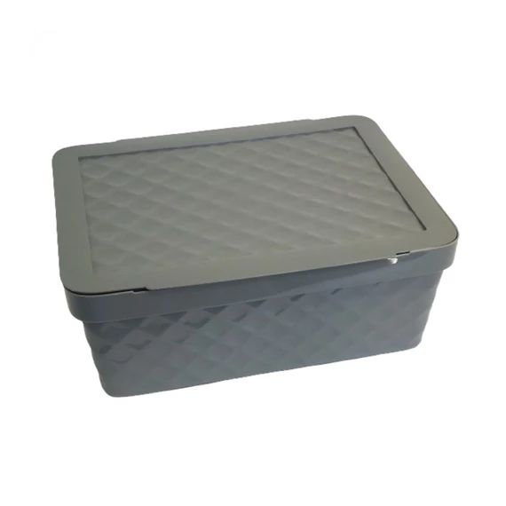 Diamond Tároló doboz 11L 36x27x14cm tetővel 923