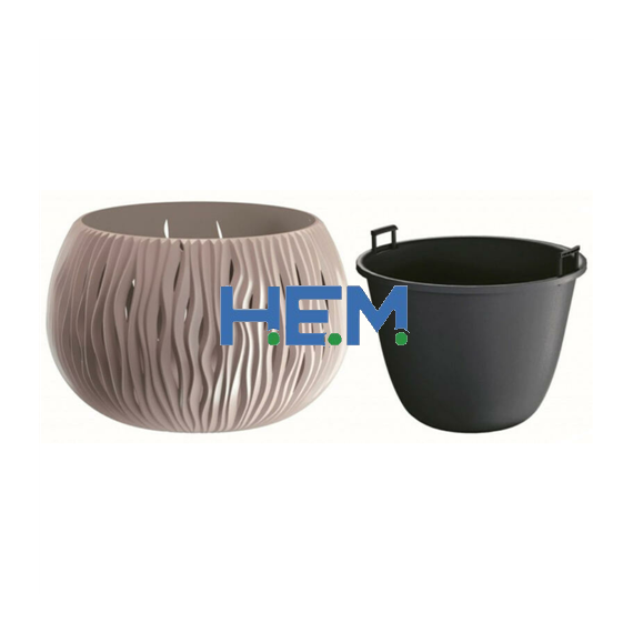 Sandy Bowl kerek virágcserép Ø37x21,8cm 9,0L Mokka DSK370-7529U