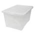 Kép 2/2 - Quasar Tároló doboz 22L 38x28,5x28cm tetővel 1624-2