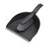Kép 2/4 - Szemeteslapát gumi éllel + kefe COMPACT MIX GREY 6205 fekete