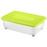 Kép 1/2 - Boxmania Tároló doboz 25L 56x37x18cm gurulós, tetővel 1565