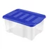 Kép 1/3 - Boxmania Tároló doboz 14L 40x29x18cm Midi tetővel 1575