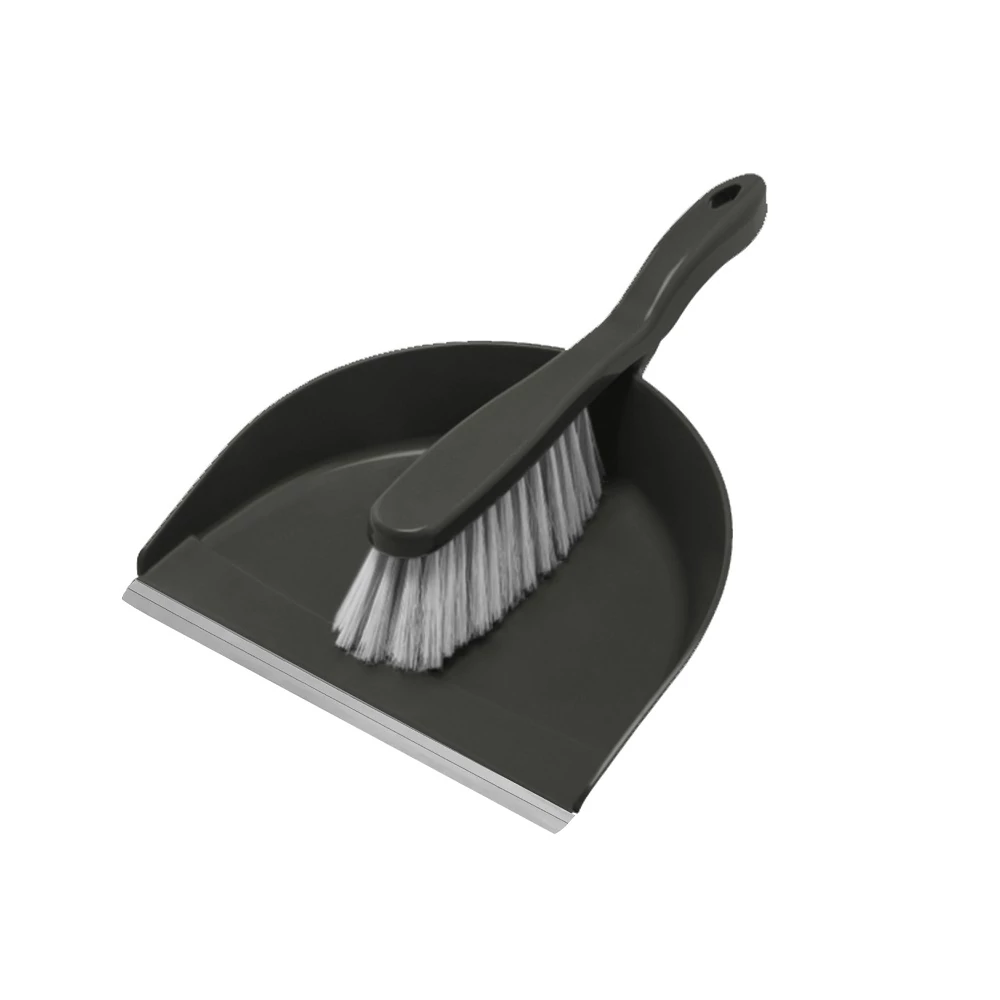 Szemeteslapát gumi éllel + kefe CORAL 062090