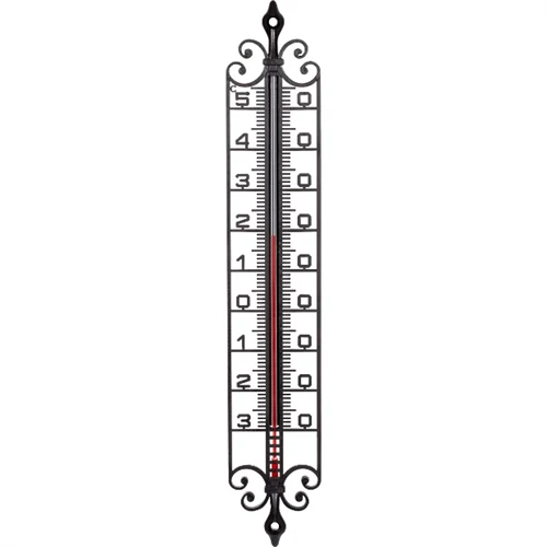 Kültéri Hőmérő kovácsoltvas utánzat 41x6,8x1,0cm -30+55°C +/-1°C 0994.5