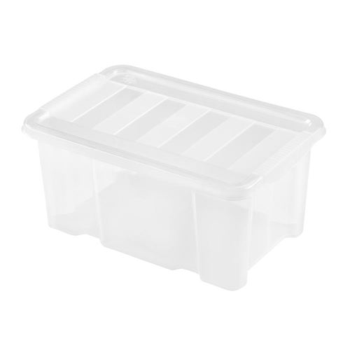 Boxmania Tároló doboz  1,5L 19x15x8,0cm Extra Mini tetővel 1571