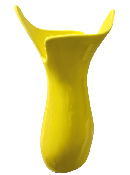 Vitorla váza magyar kerámia dísztárgy 24x10x6,0cm